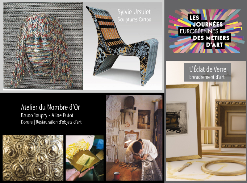 Journées européennes des métiers d'art à l'Eclat de Verre de Chantilly les 28 et 29 mars 2015