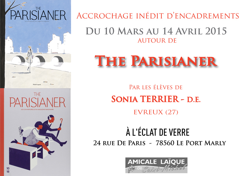 Exposition d'encadrement d'art à l'Eclat de Verre de Port Marly