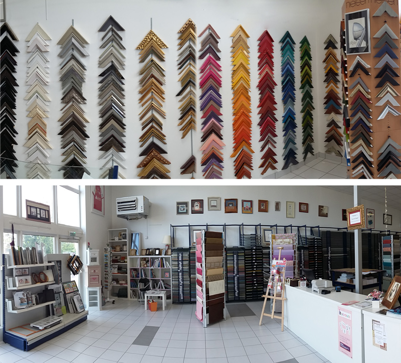 Intérieur du magasin L'Eclat de Verre de Reims Cormontreuil