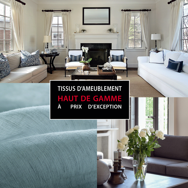 Vente privée de tissus à L'Eclat de Verre