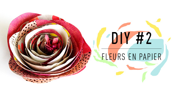 DIY rose en papier
