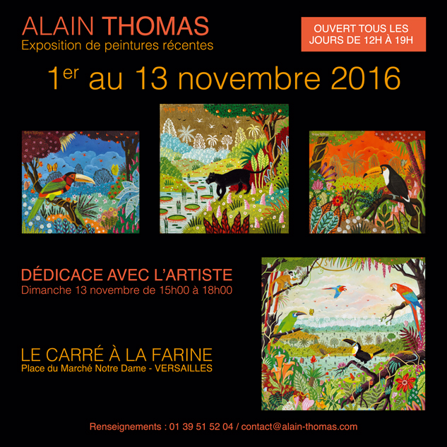 Exposition Alain Thomas à Versailles