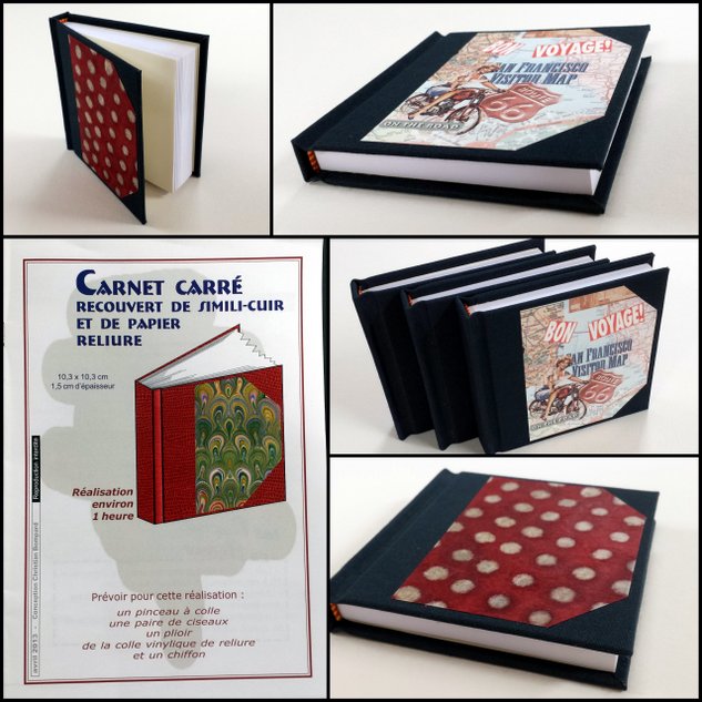 Atelier Reliure dos carré collé avec Christian Bompard à Paris 11e