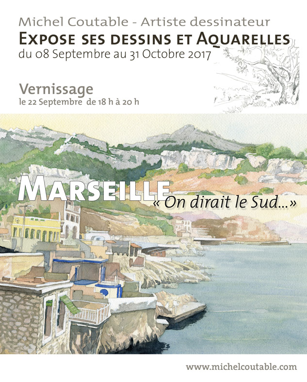 Exposition Michel coutable à Marseille du 8 septembre au 31 octobre 2017