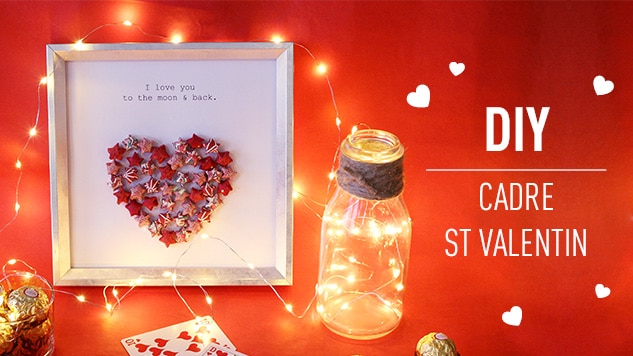 DIY Cadre Saint-Valentin