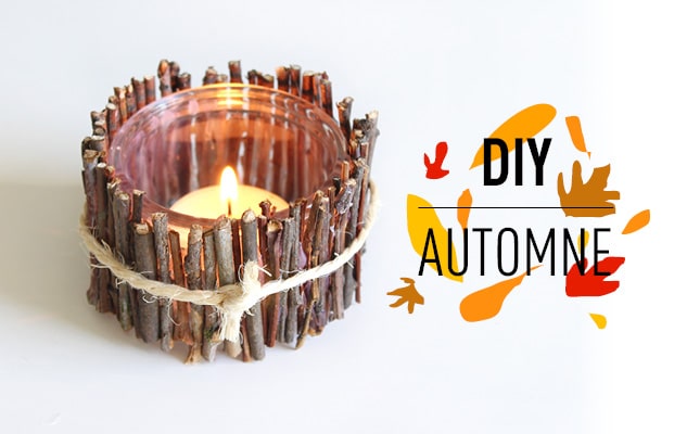 DIY de l'automne : le bougeoir