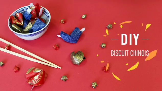 DIY Biscuit chinois origami en seulement 4 étapes