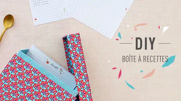 DIY boîte à recettes