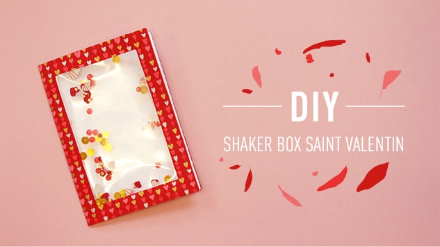 DIY Shaker Box Saint Valentin