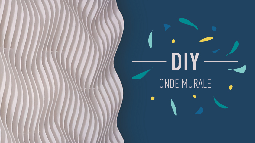 DIY onde aquatique murale