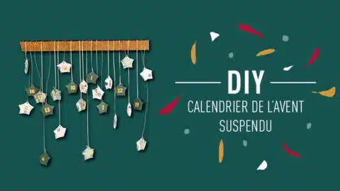 Fabriquer un calendrier de l'avent à suspendre