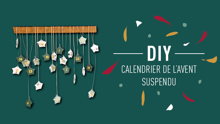 Fabriquer un calendrier de l’avent suspendu