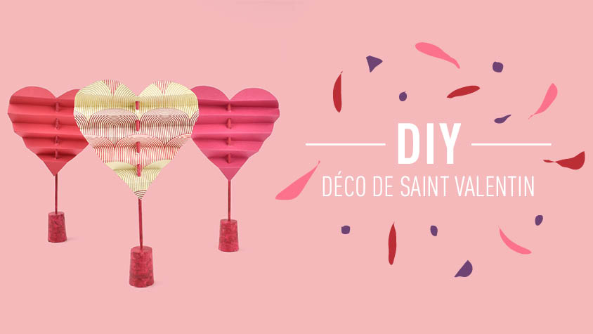 décoration de table saint-VALENTIN DIY