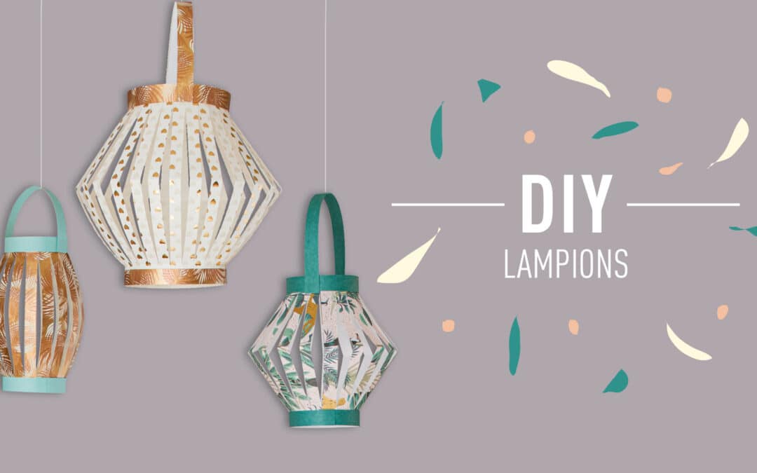 Lampions en papier DIY