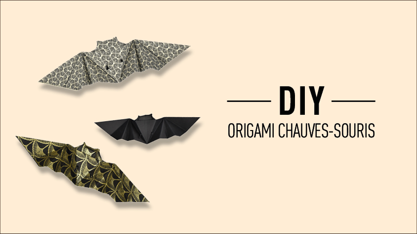 Origami chauve-souris facile