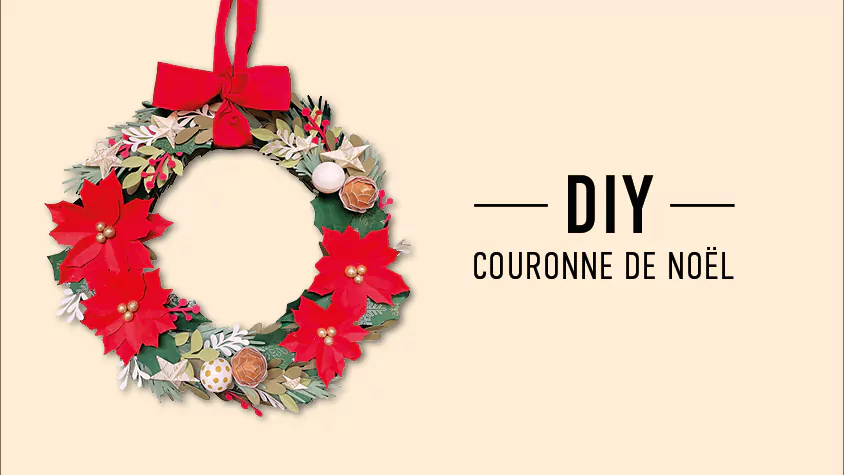 Couronne de Noël DIY