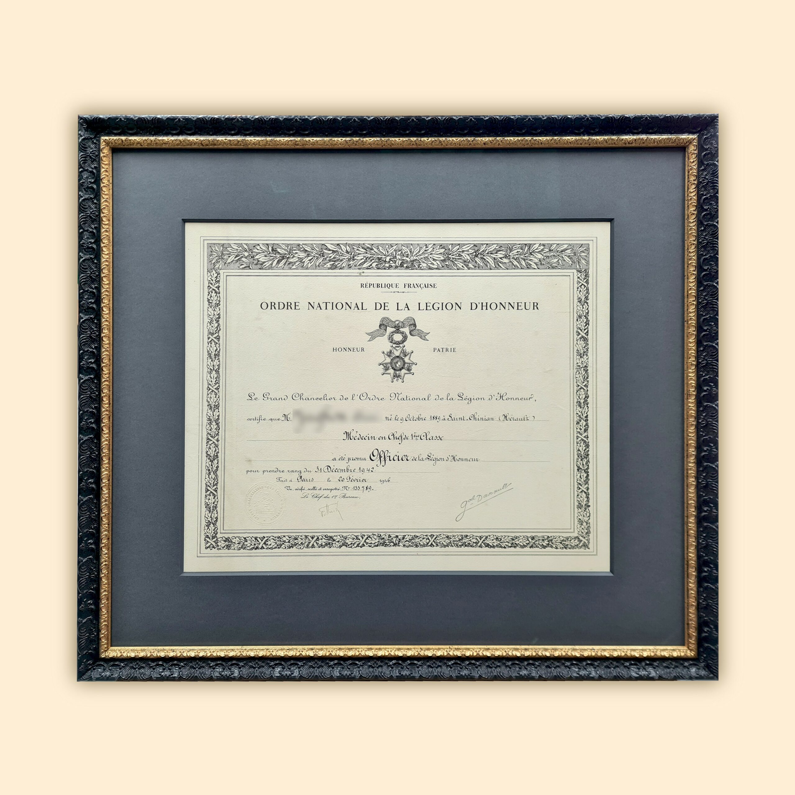 cadre diplome