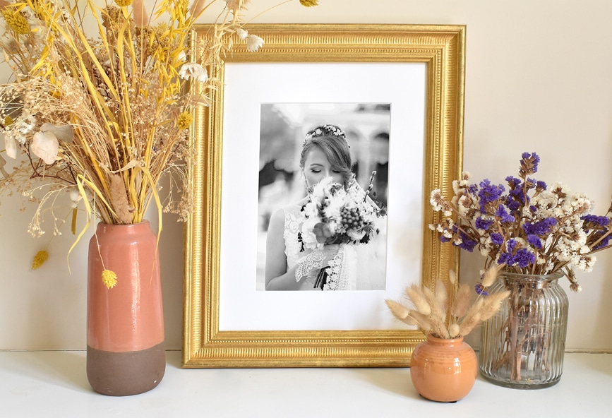 cadre photo de mariage